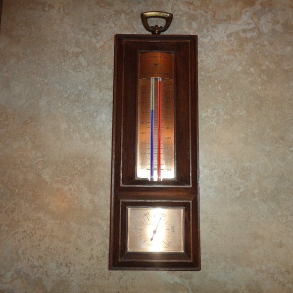 Vintage Springfield Weather Station Barometer Thermometer Humidity - Made in USA - Picture 1 of 6